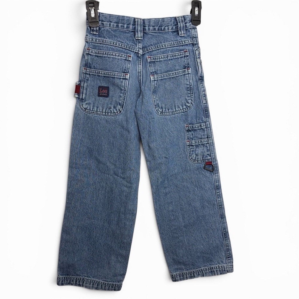 Vtg Lee Pipes Cargo Shorts Boy's 7R Baggy Y2K Streetwear Skater Military Grunge